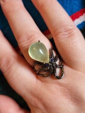 925 SILVER OCTOPUS RING
